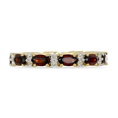 BUY NATURAL GARNET GEMSTONE RING IN  925 STERLING SILVER